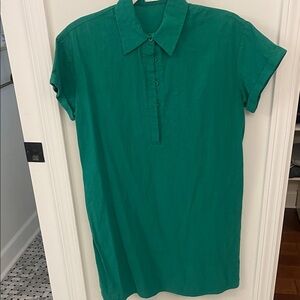 Short Sleeved Shirt Dress